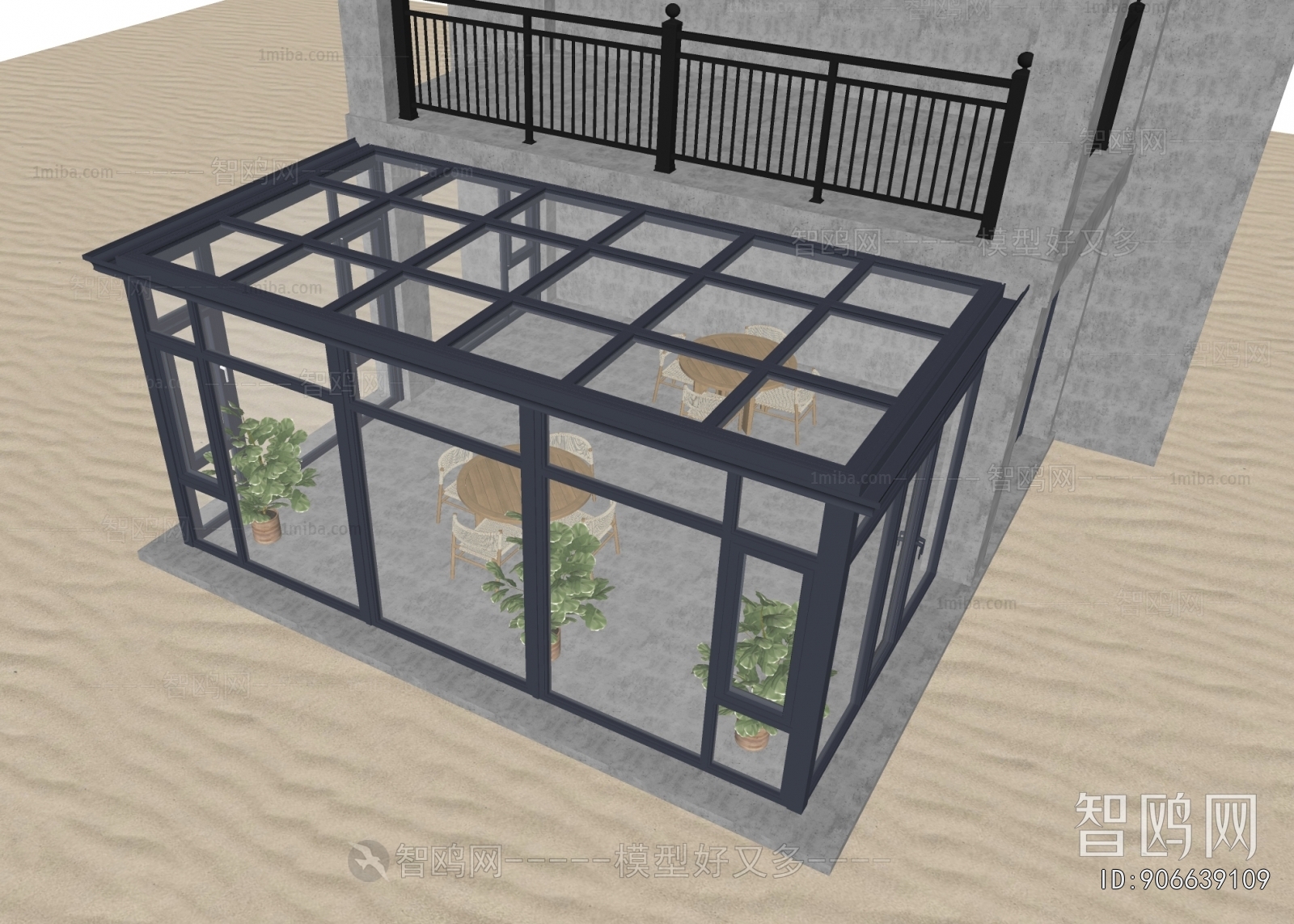 Modern Glass Sun Room