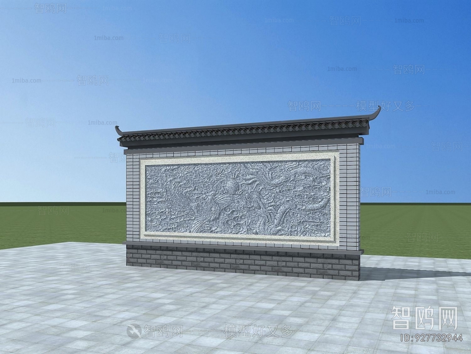 New Chinese Style Landscape Wall