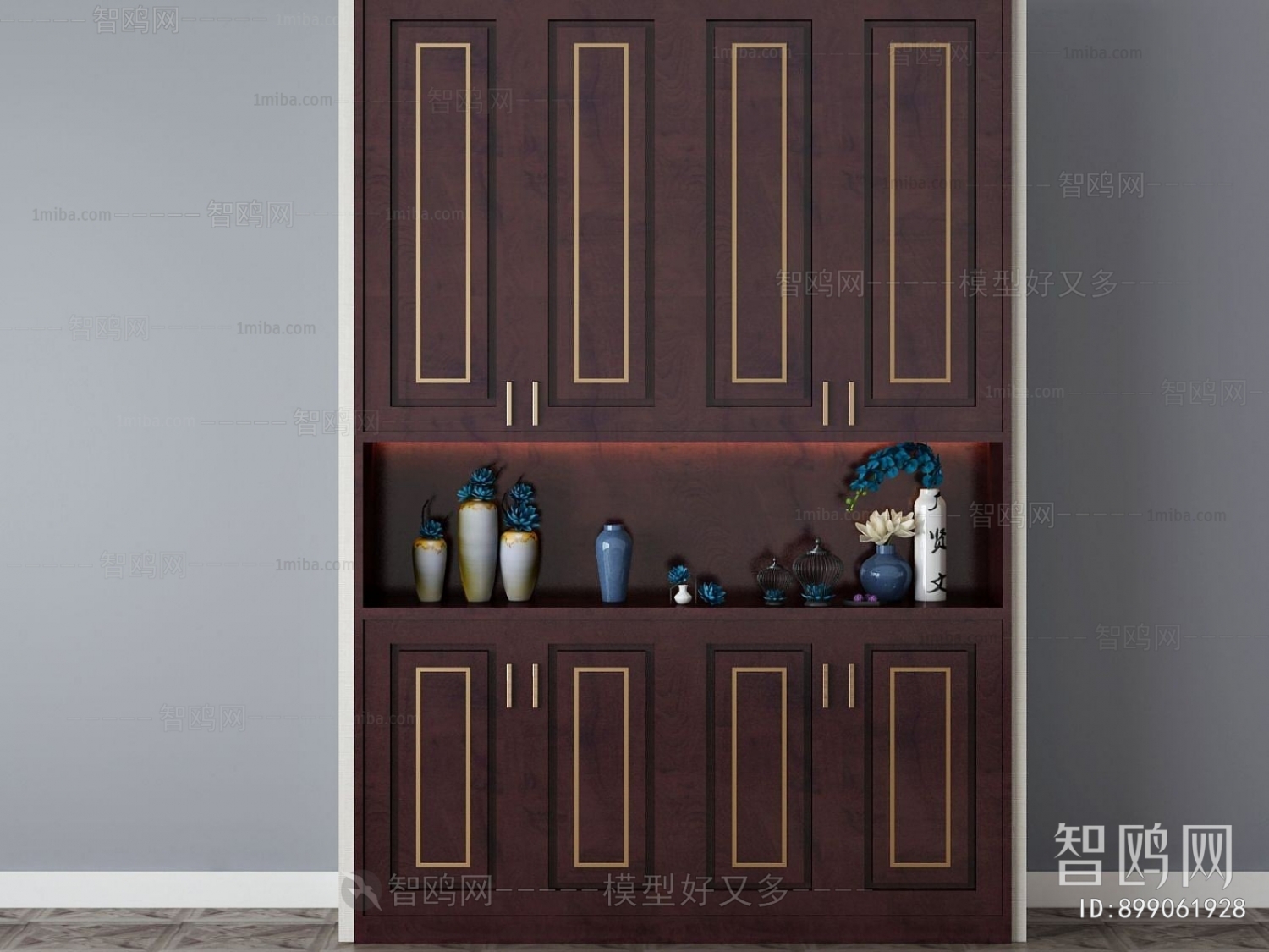 New Chinese Style Shoe Cabinet