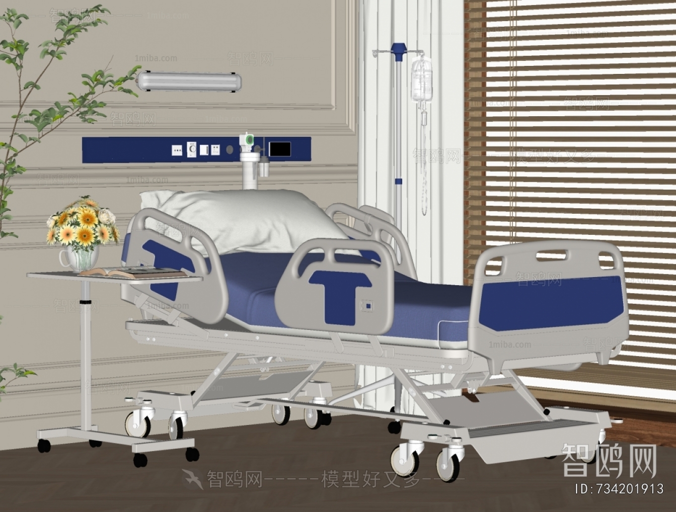 现代病房医疗床护理床