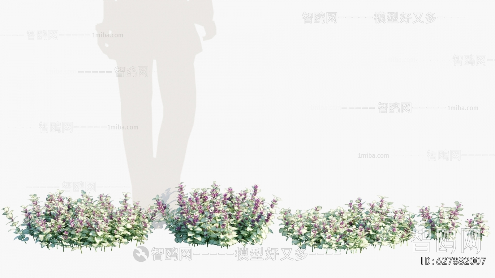 Modern Flowers And Grass