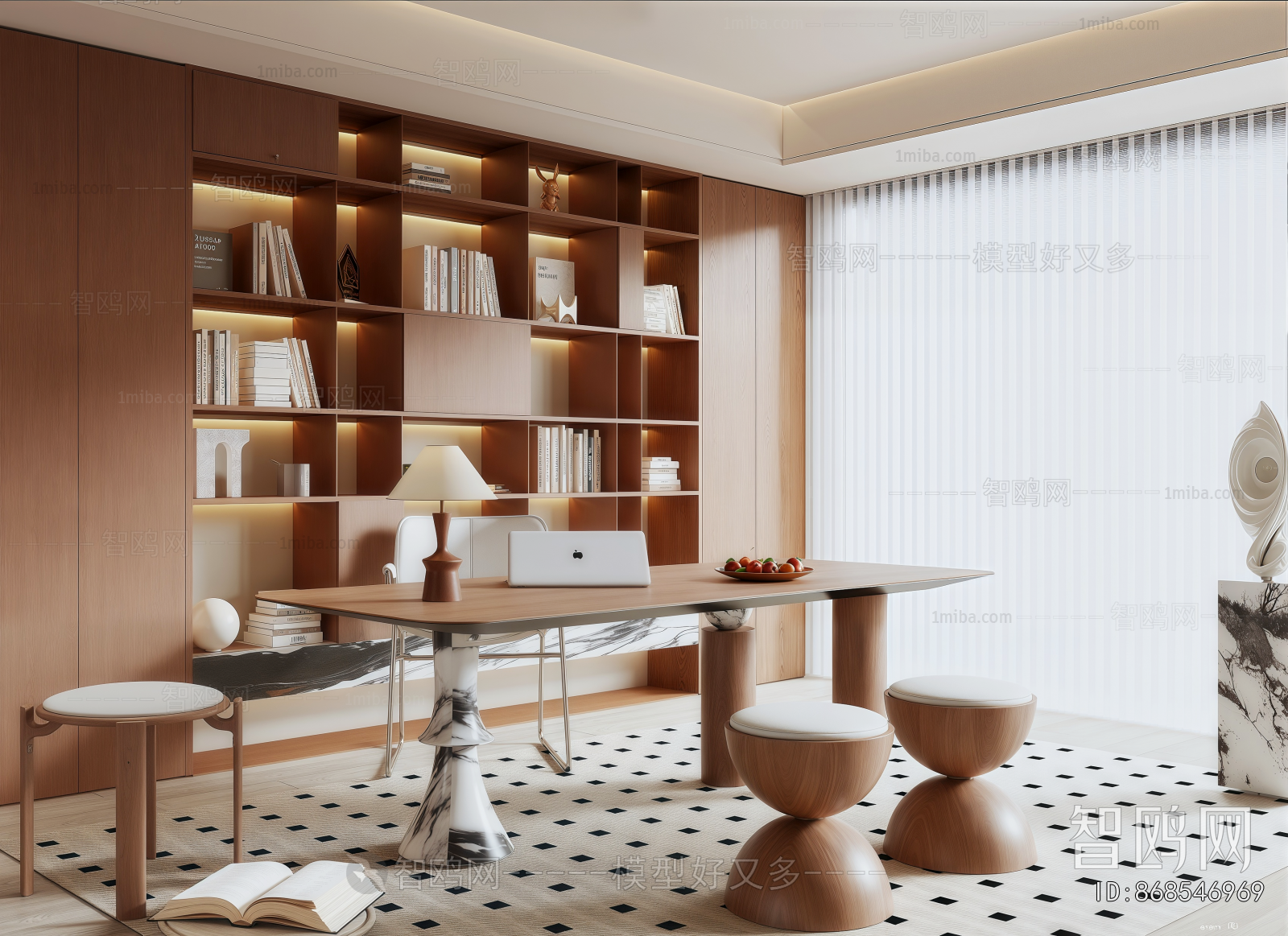 French Style Study Space