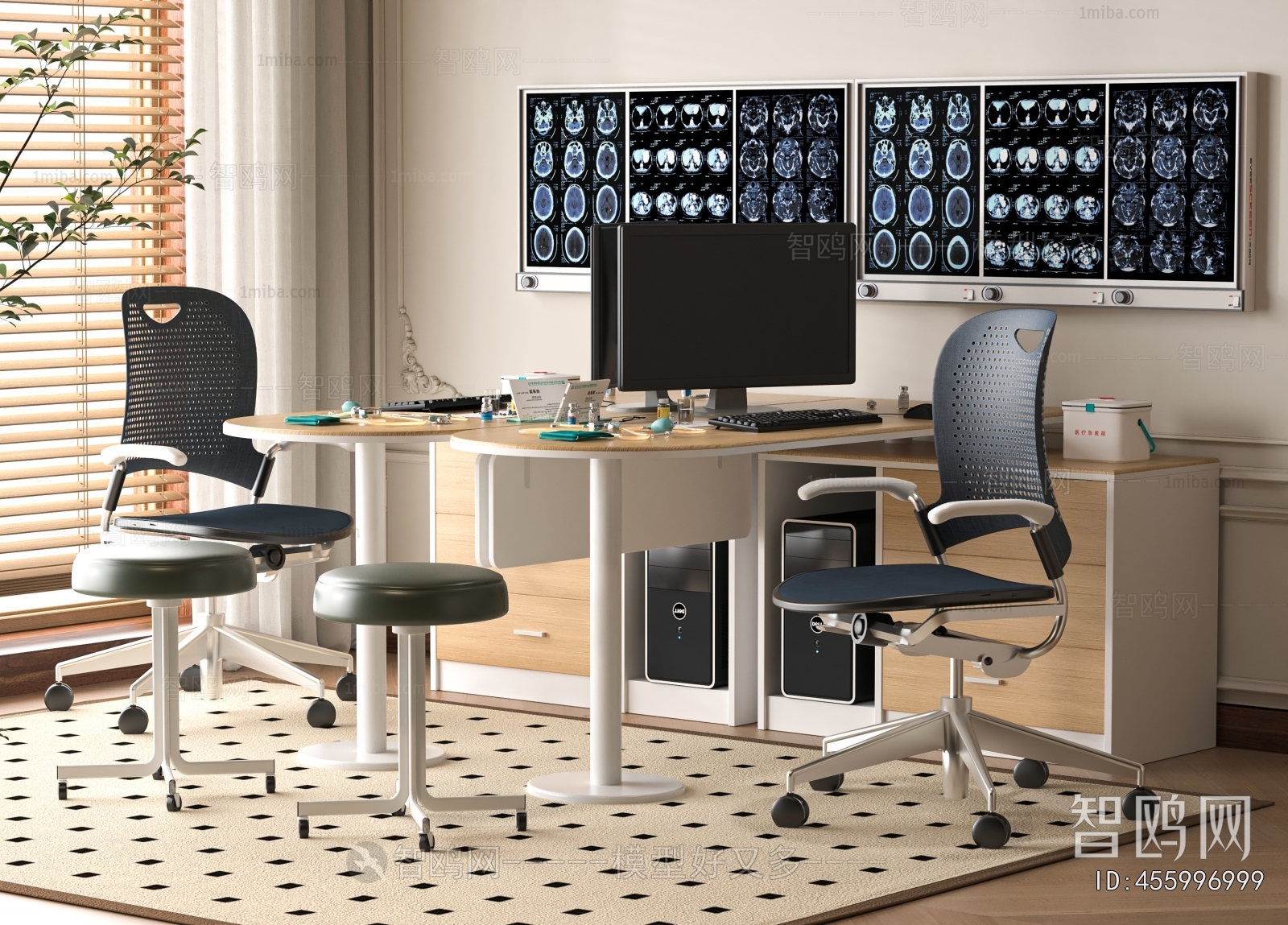 Modern Office Desk And Chair