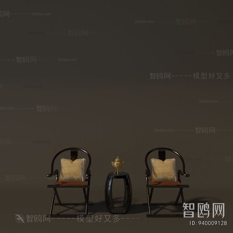 New Chinese Style Lounge Chair