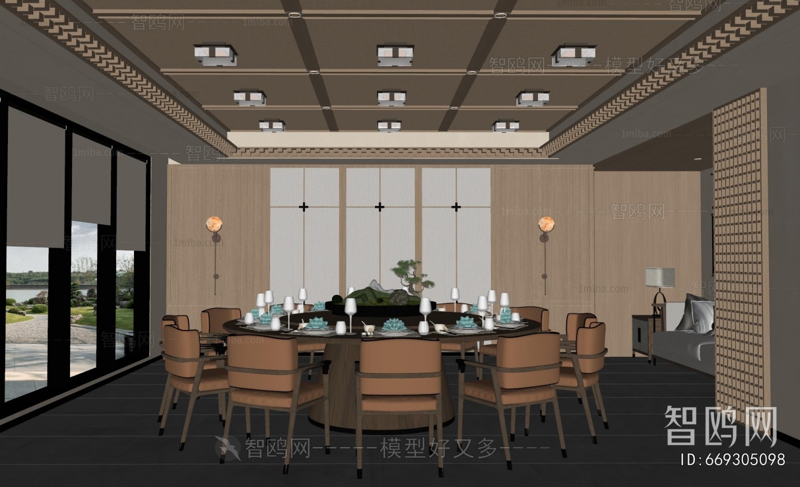 New Chinese Style Restaurant Box