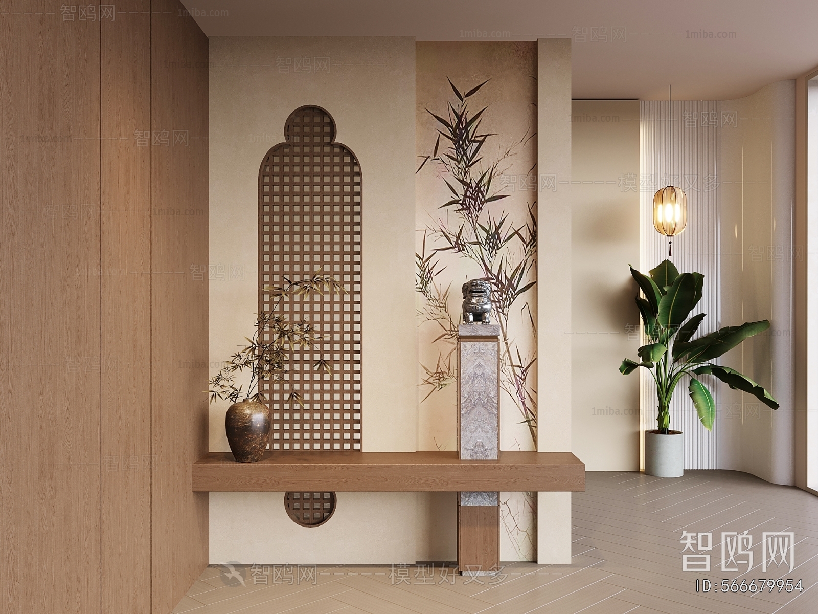 New Chinese Style Hallway