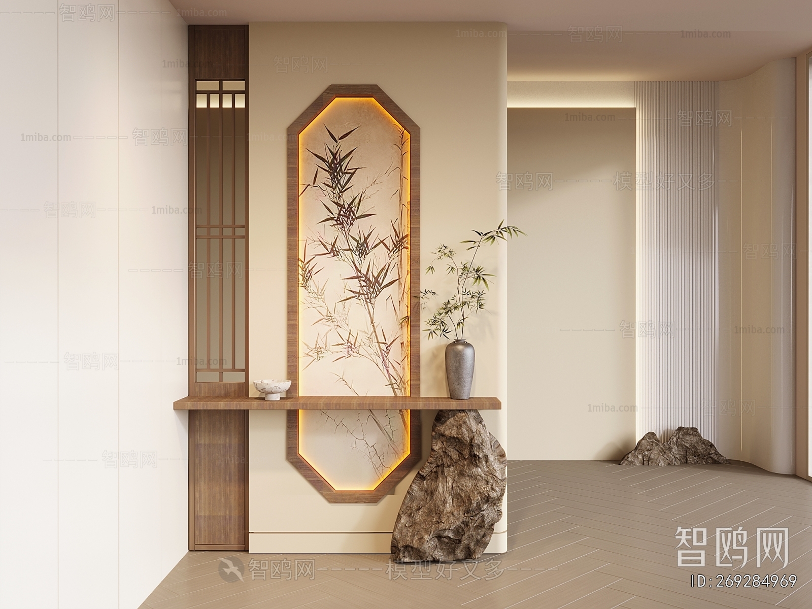 New Chinese Style Hallway