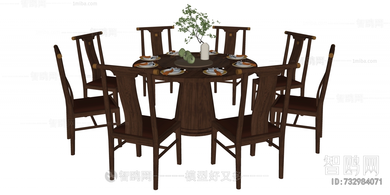 New Chinese Style Dining Table And Chairs