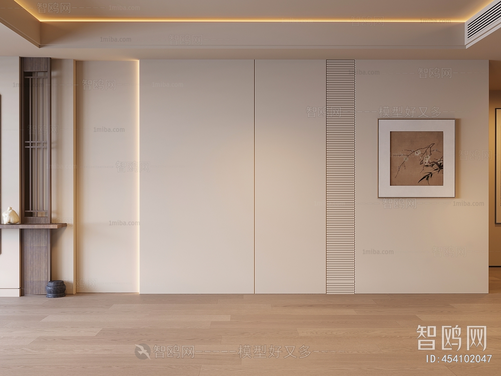 New Chinese Style TV Wall