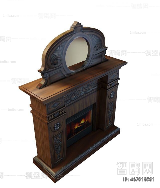 European Style Fireplace