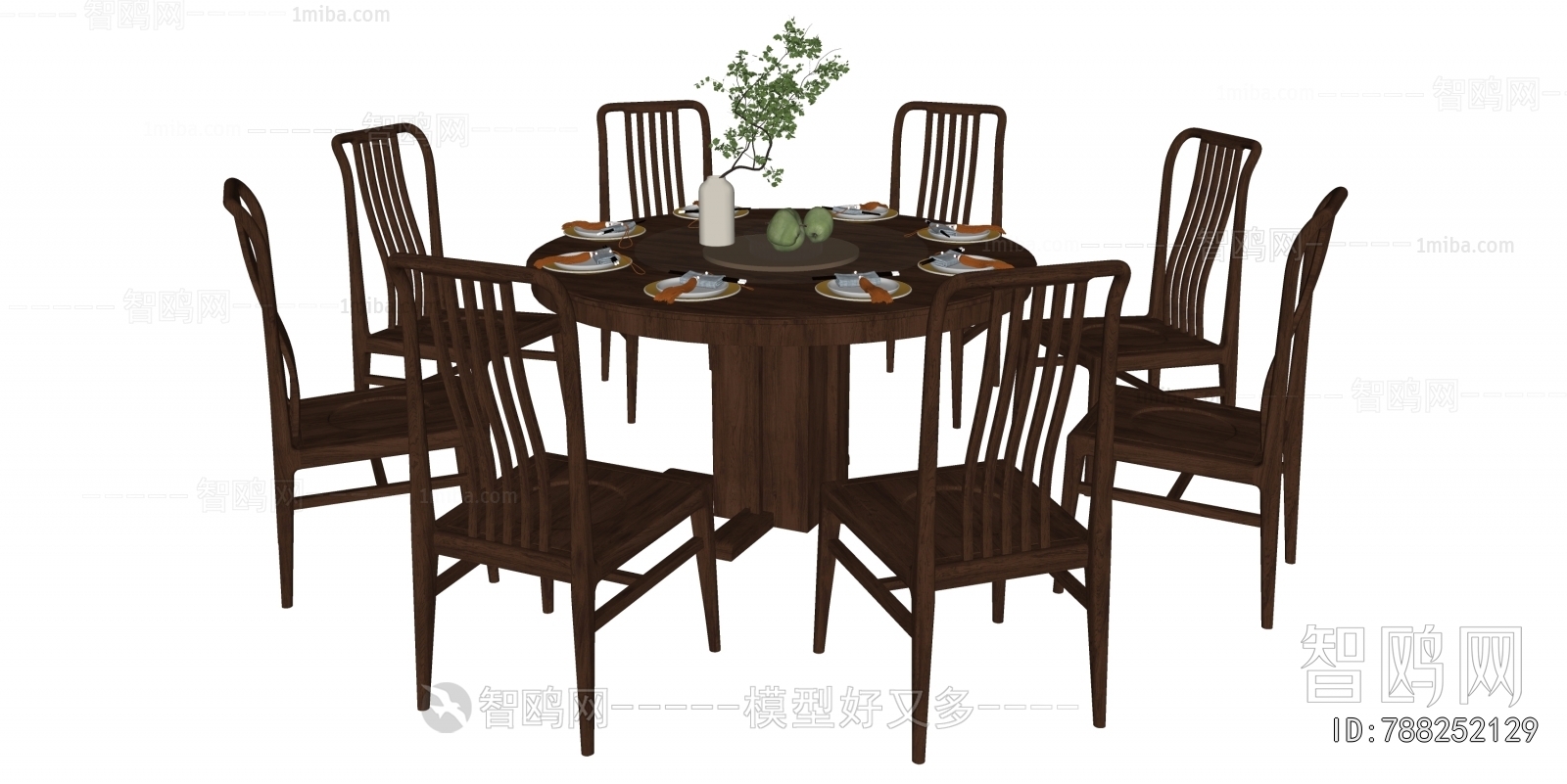 New Chinese Style Dining Table And Chairs