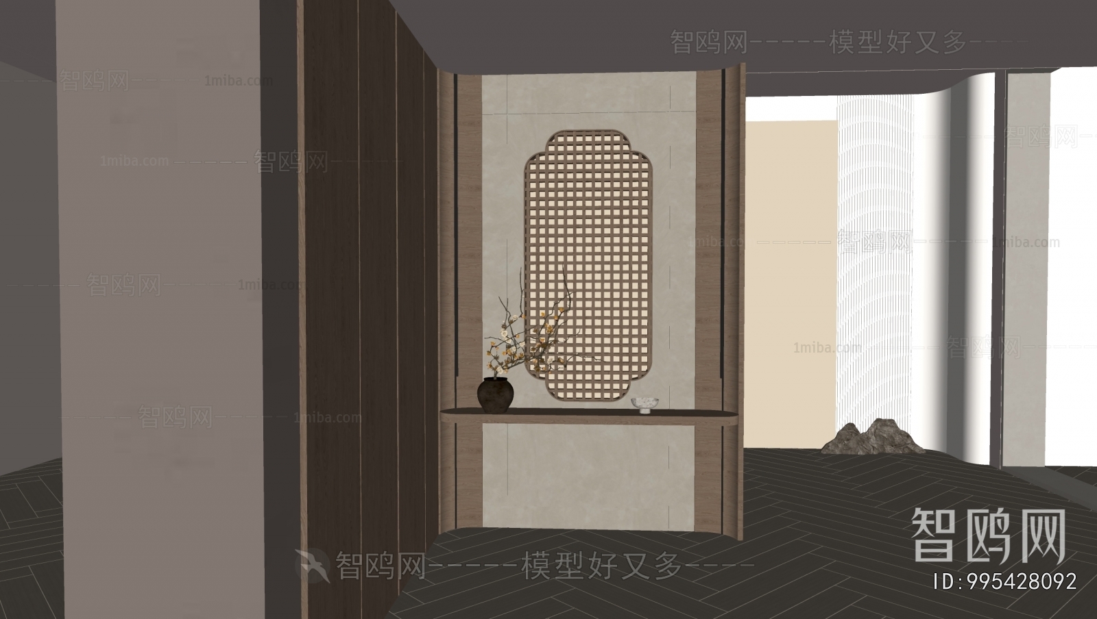 New Chinese Style Hallway