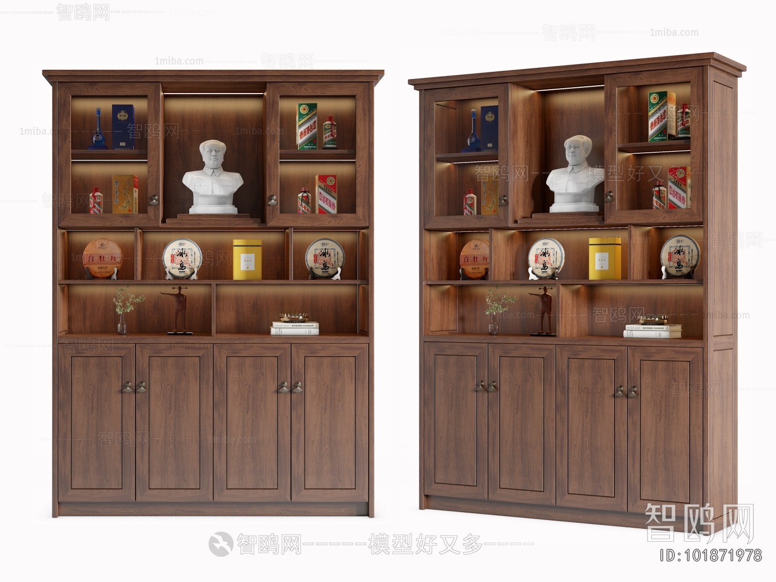 New Chinese Style Wine Cabinet