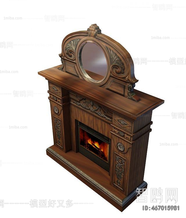 European Style Fireplace