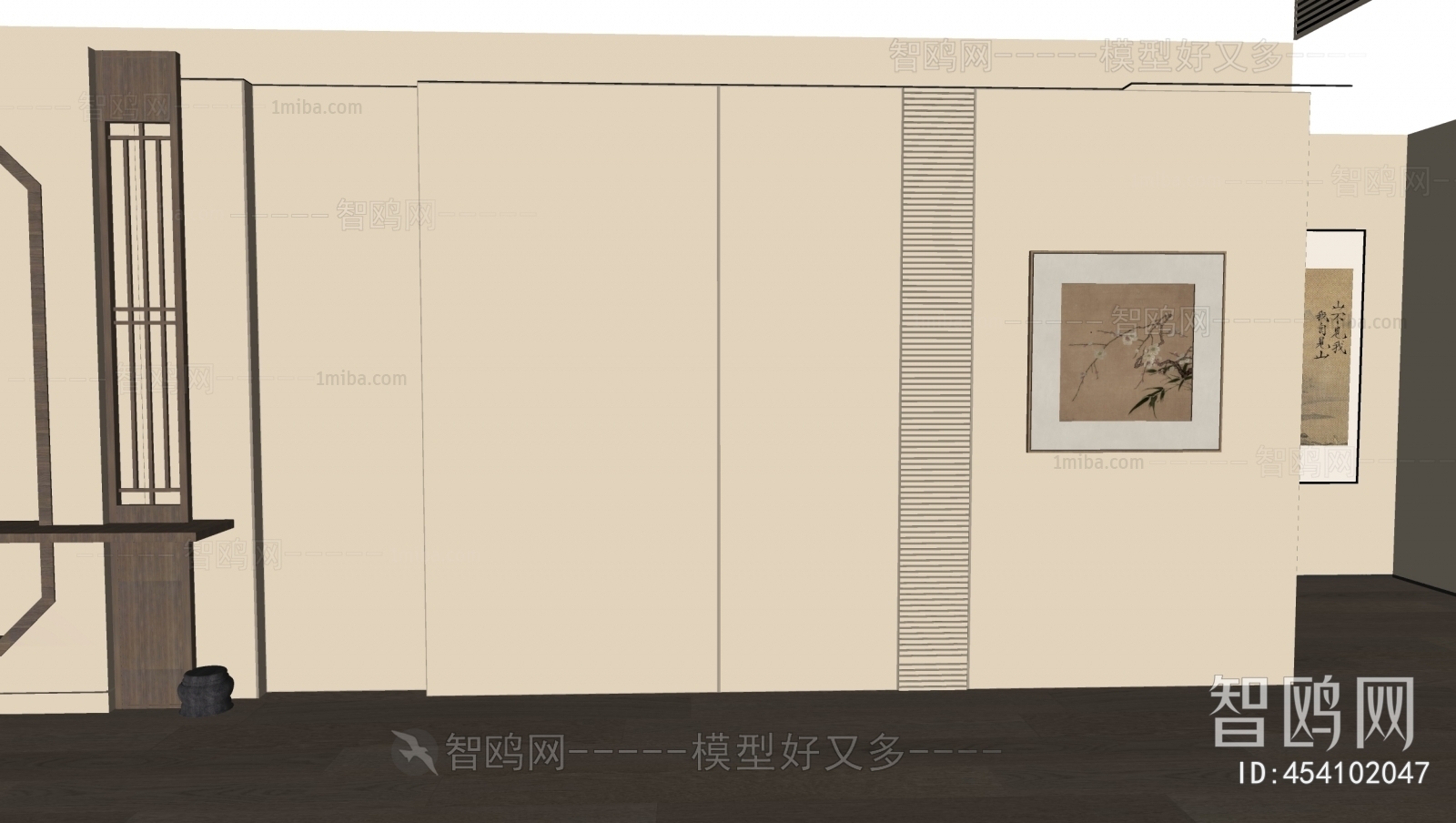 New Chinese Style TV Wall