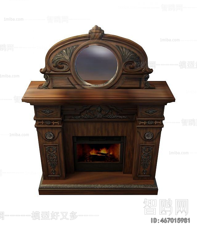 European Style Fireplace