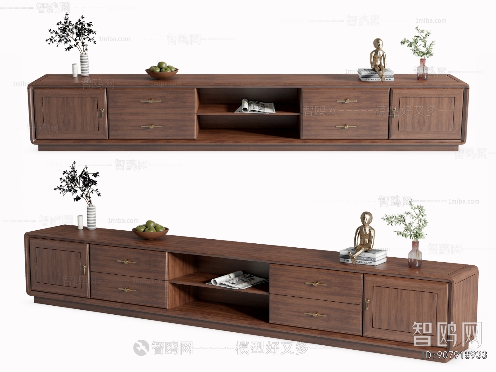 New Chinese Style TV Cabinet