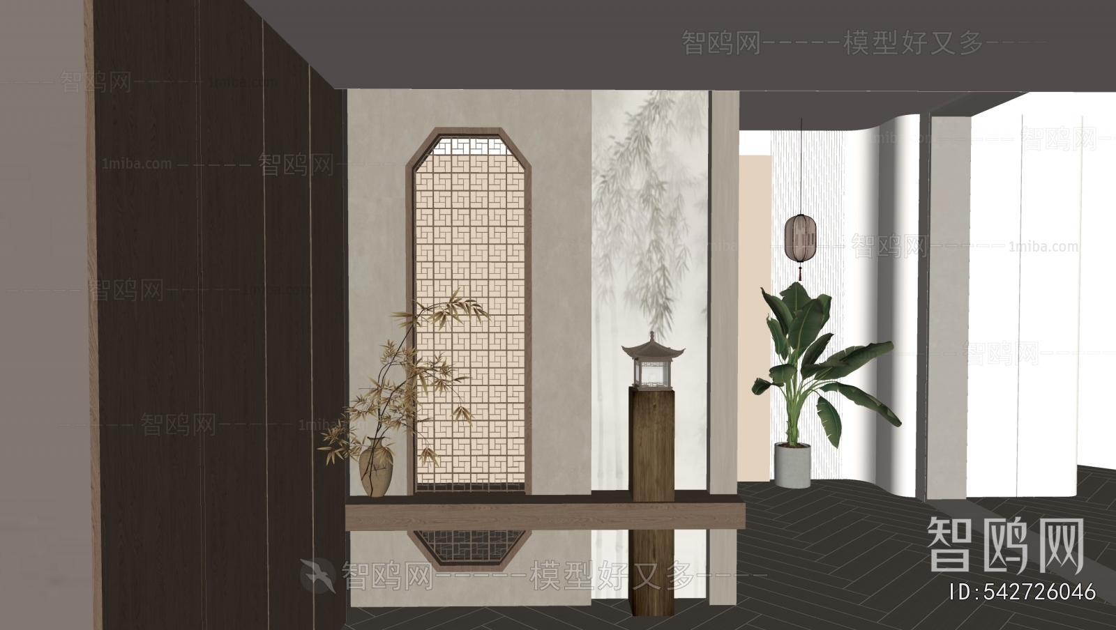 New Chinese Style Hallway