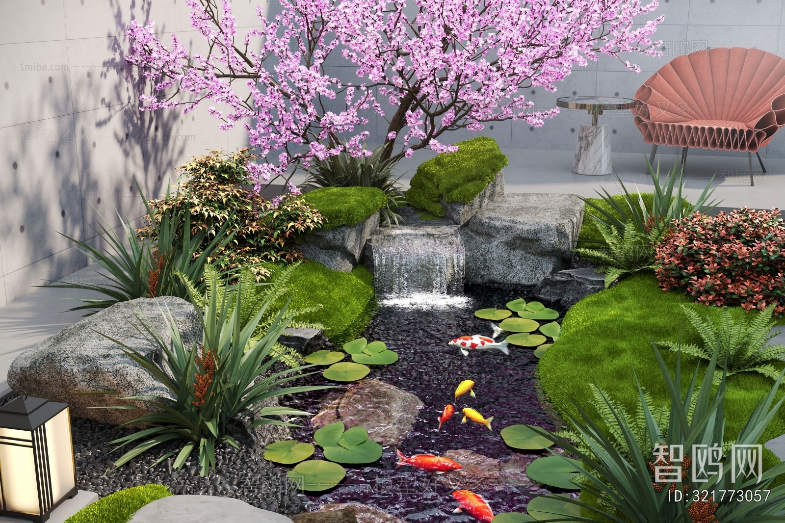 Modern Rockery Waterscape