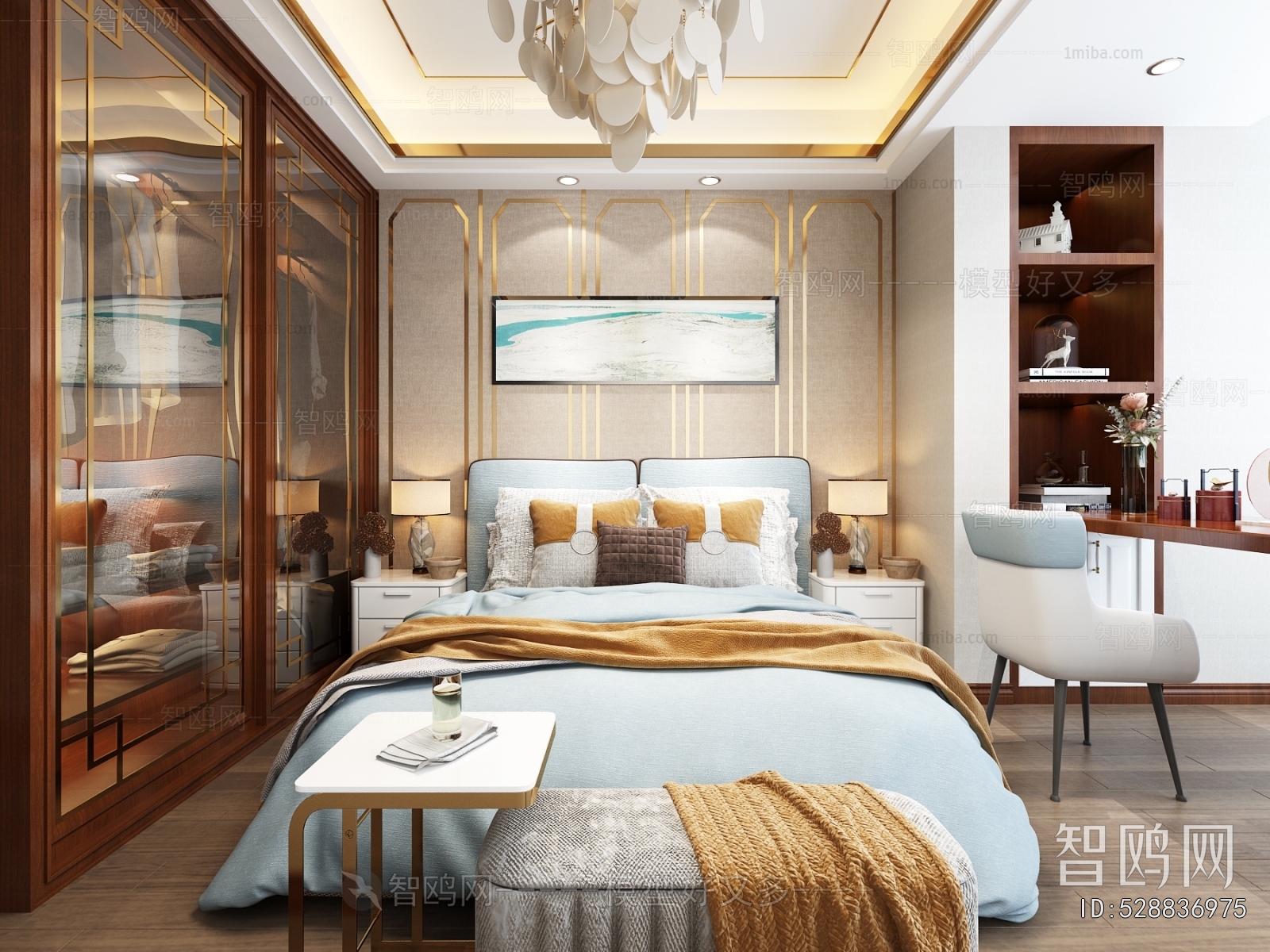 New Chinese Style Guest Room