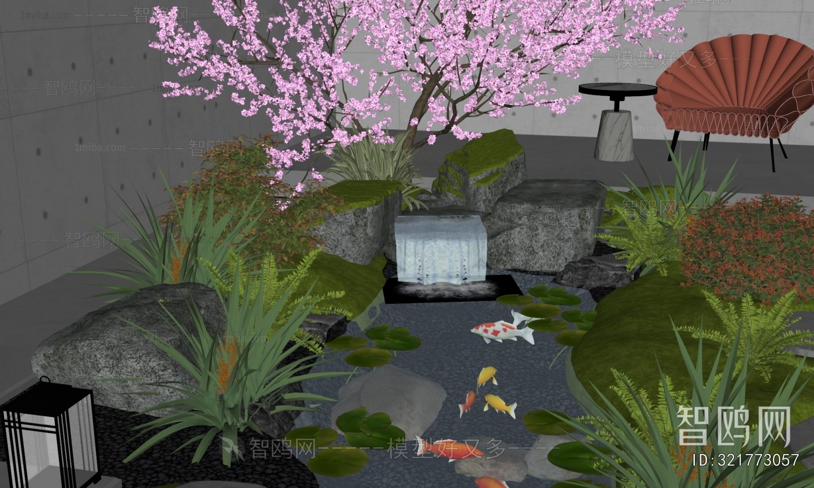 Modern Rockery Waterscape