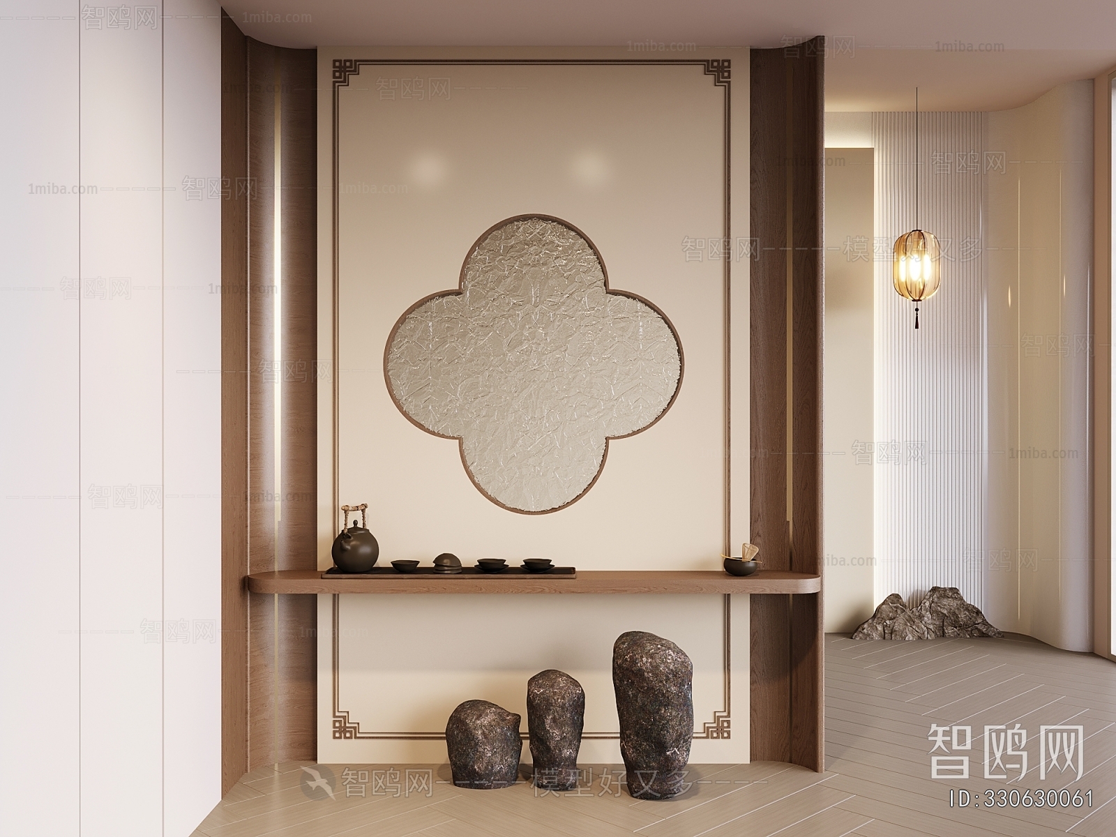 New Chinese Style Hallway