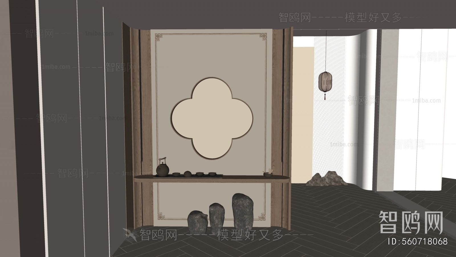 New Chinese Style Hallway