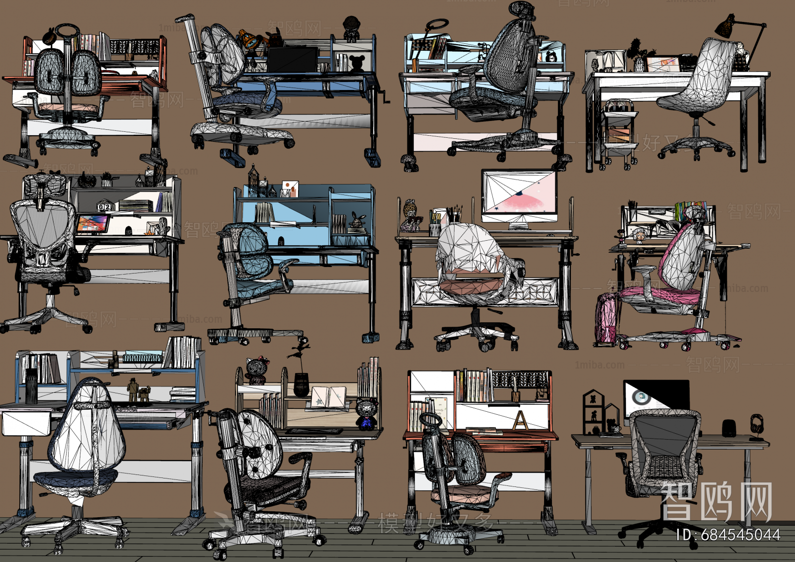 Modern Computer Desk And Chair