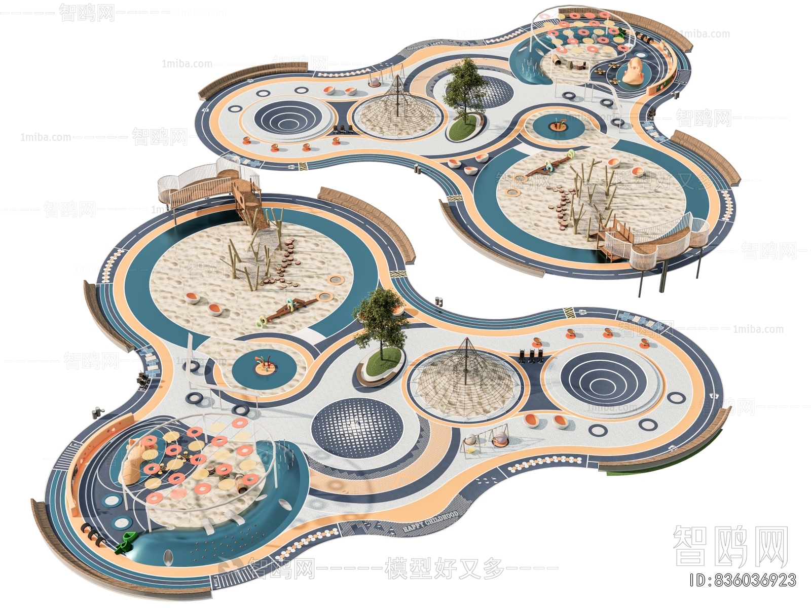 Modern Park Landscape