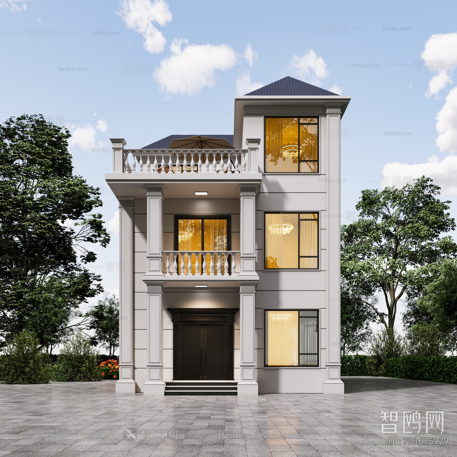 New Chinese Style Detached Villa