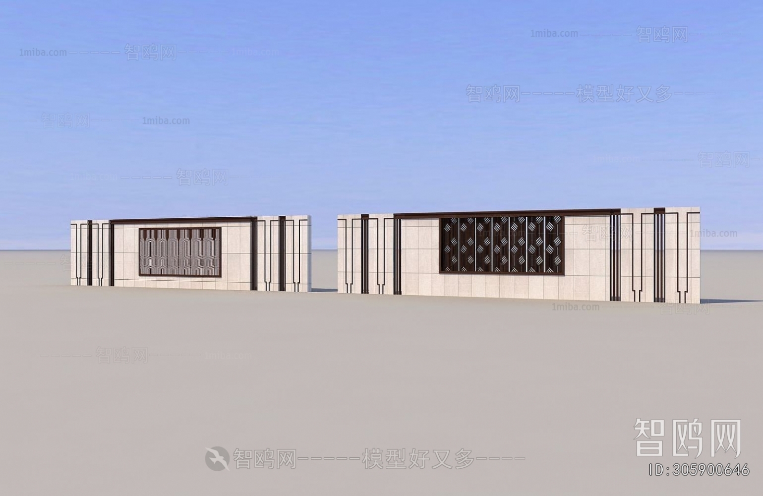 New Chinese Style Landscape Wall