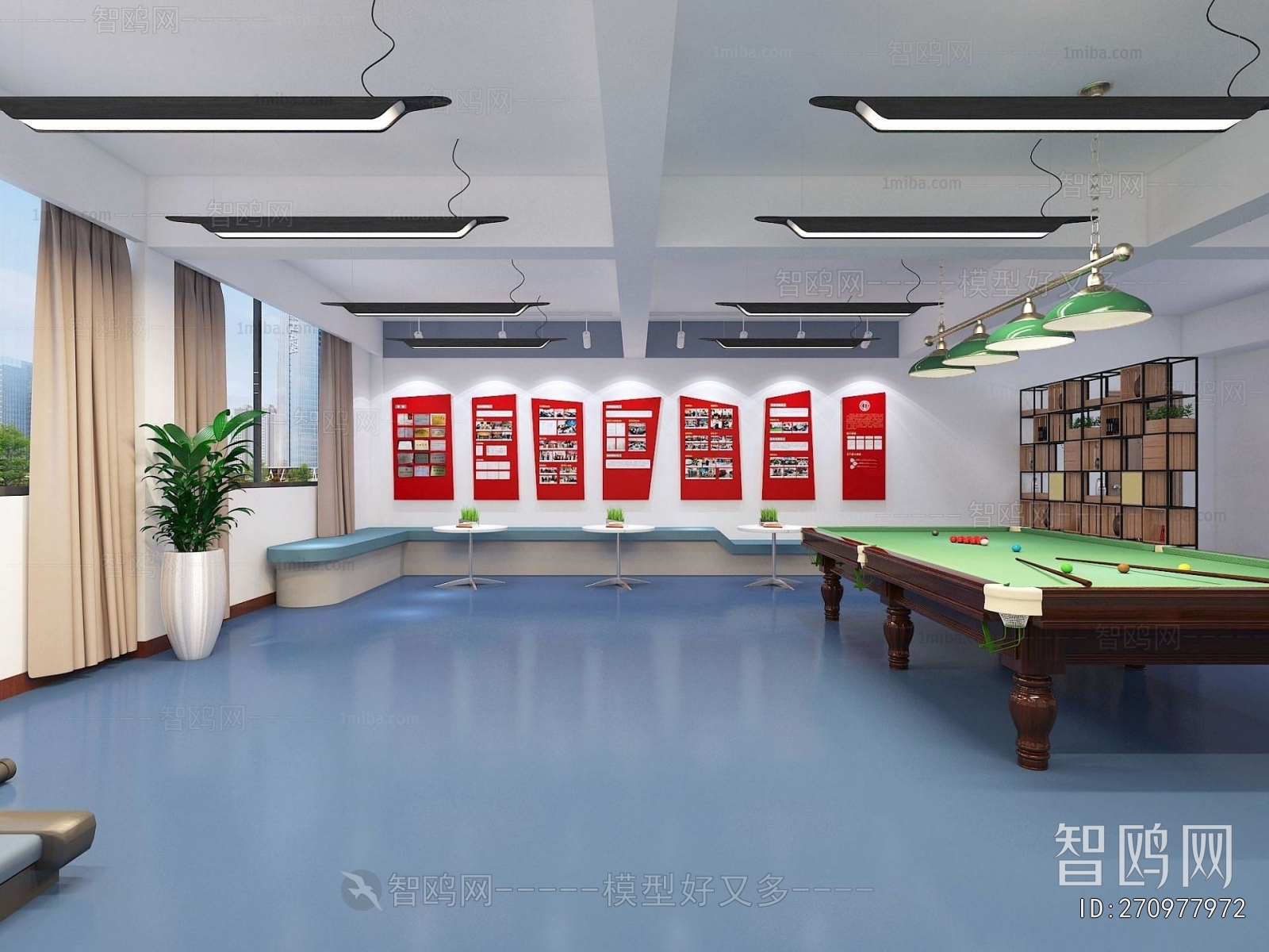 Modern Table-tennis Table