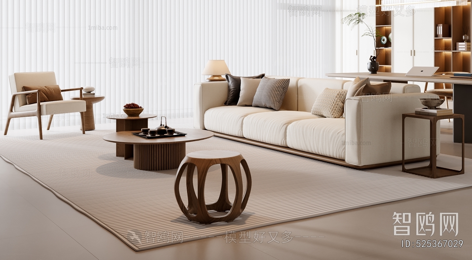 New Chinese Style Sofa Combination
