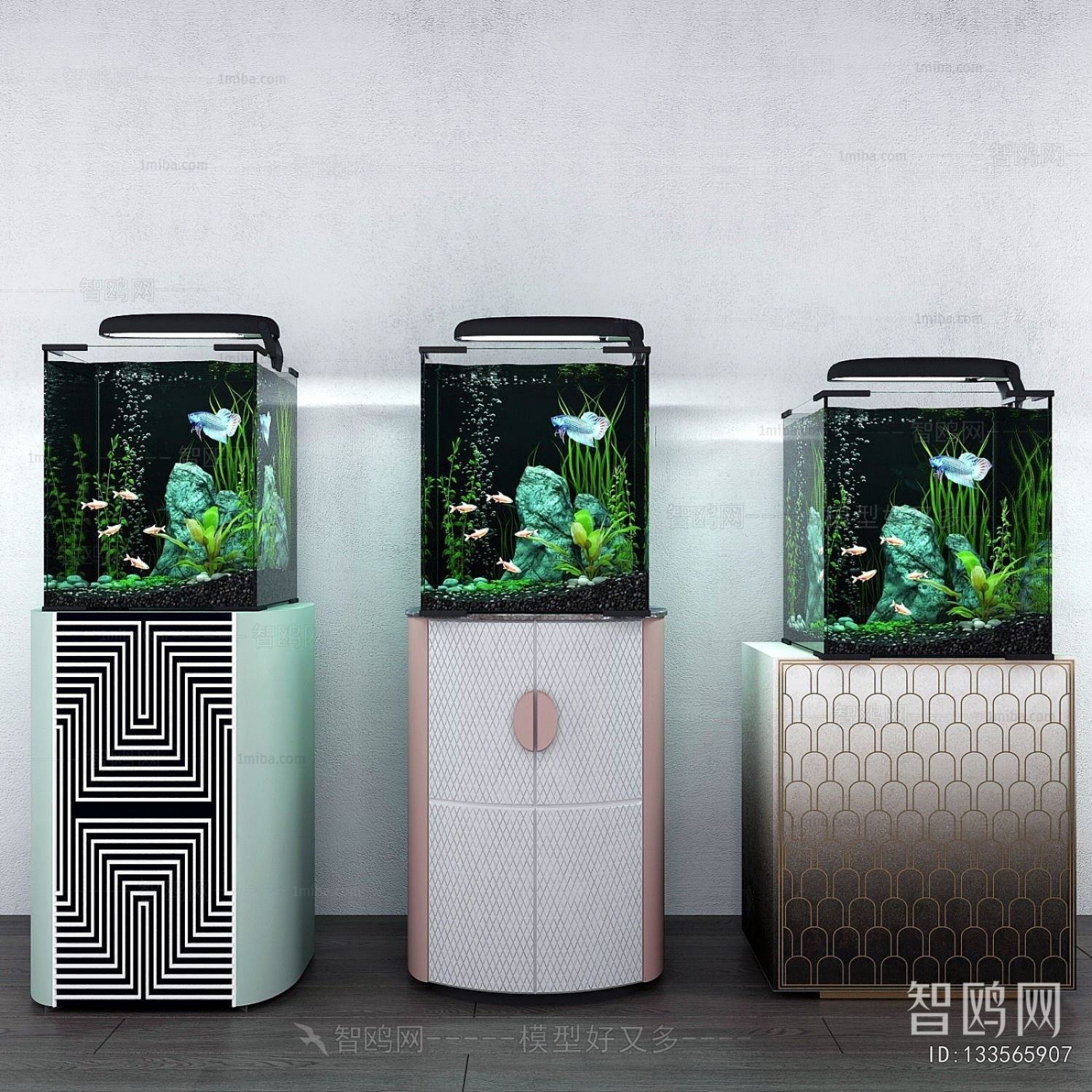 New Chinese Style Fish Tank