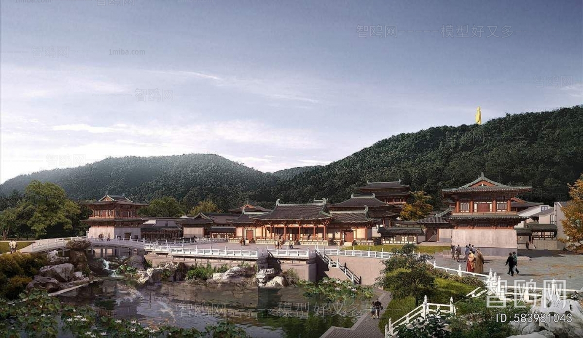 Chinese Style Ancient Architectural Buildings