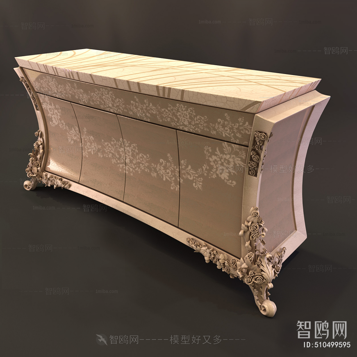 European Style Side Cabinet