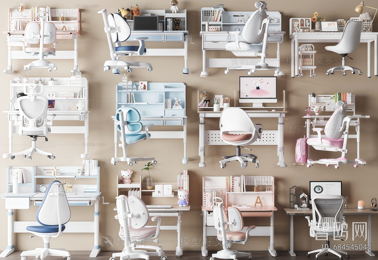 Modern Computer Desk And Chair