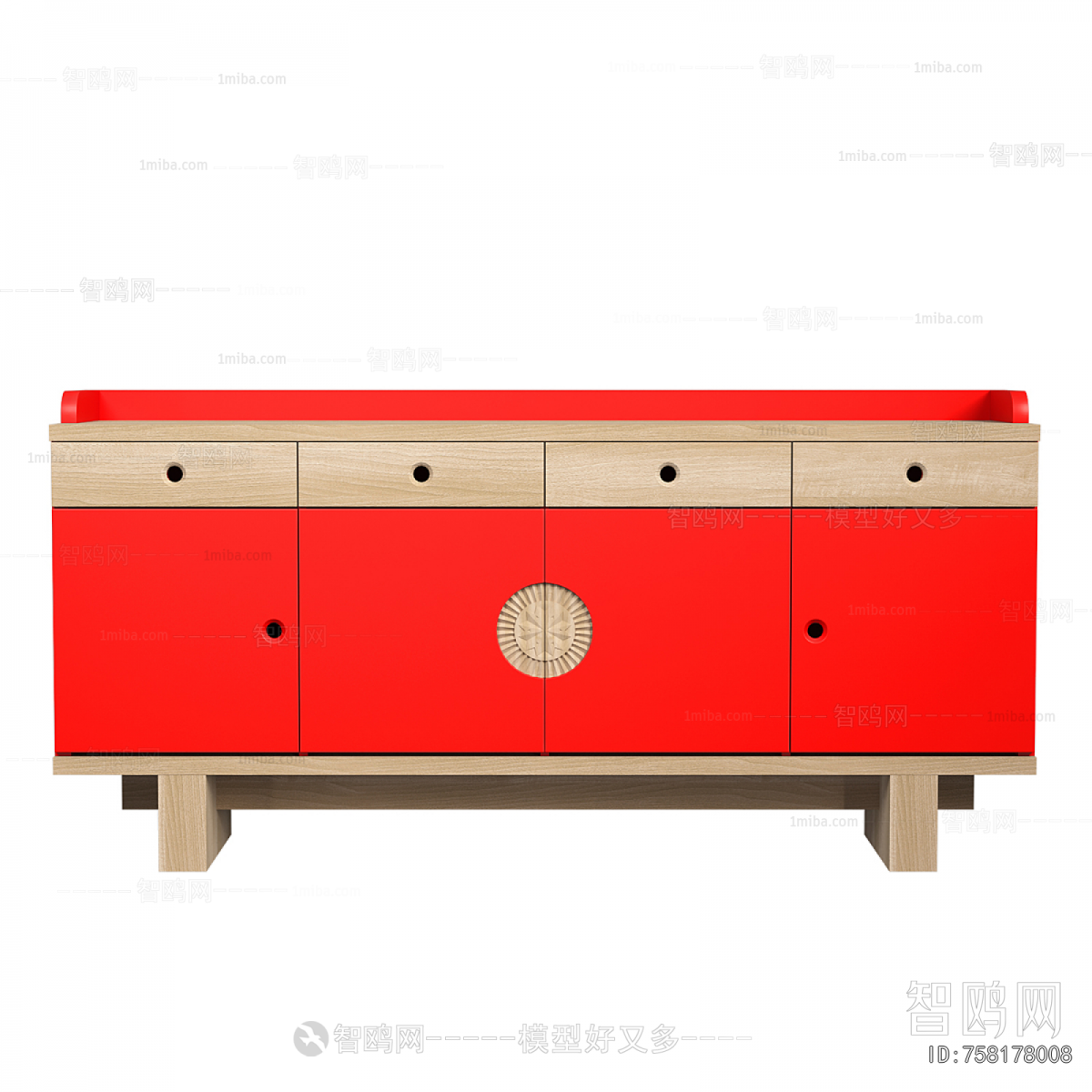 New Chinese Style TV Cabinet