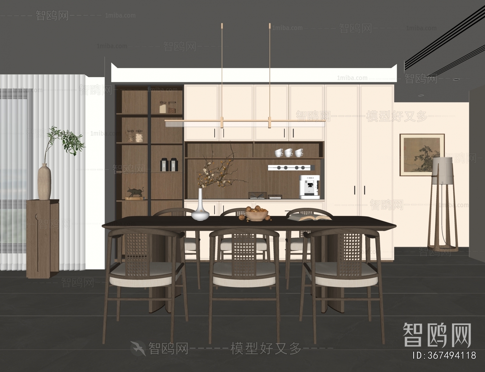 New Chinese Style Dining Room