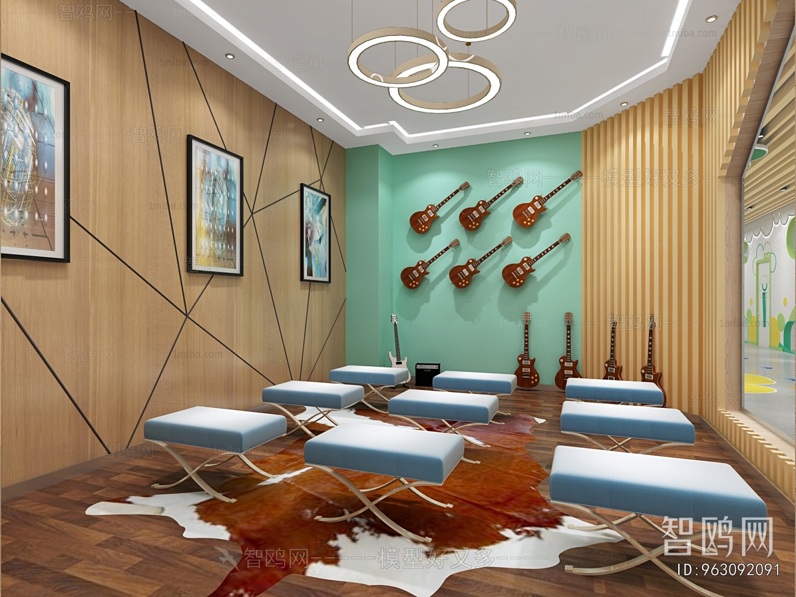 Modern Music Room