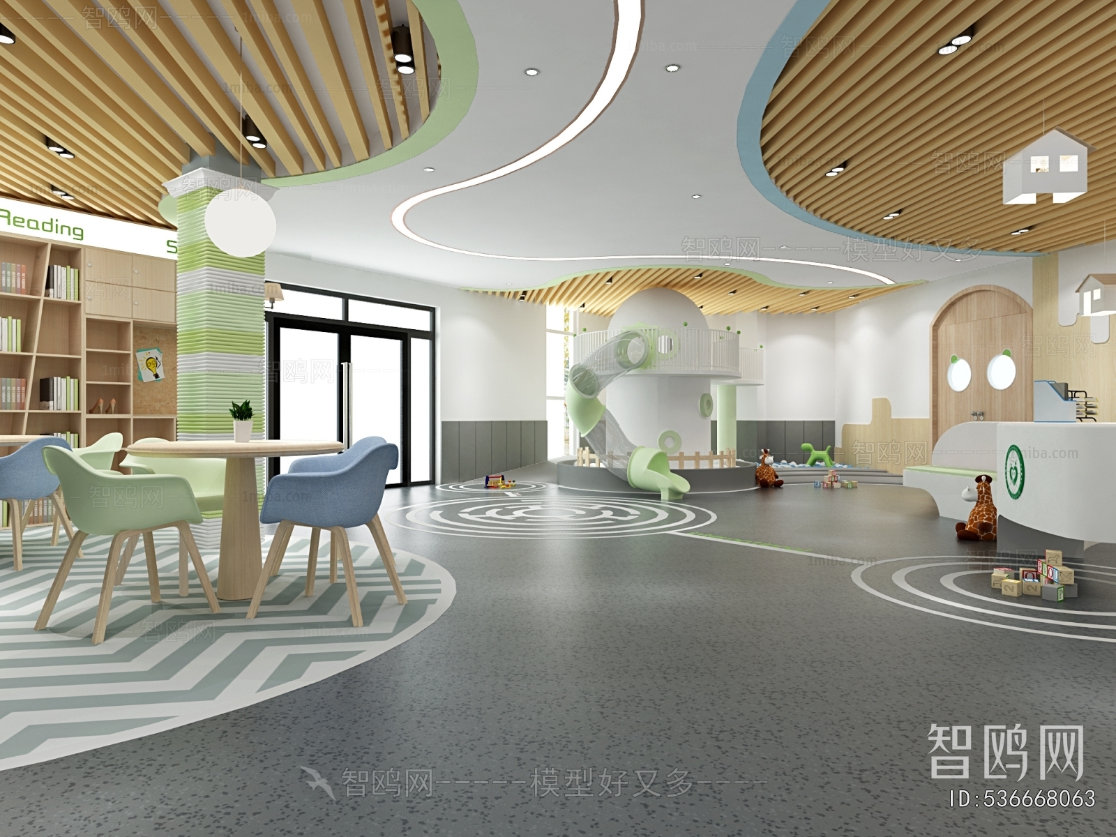 Modern Kindergarten Hall