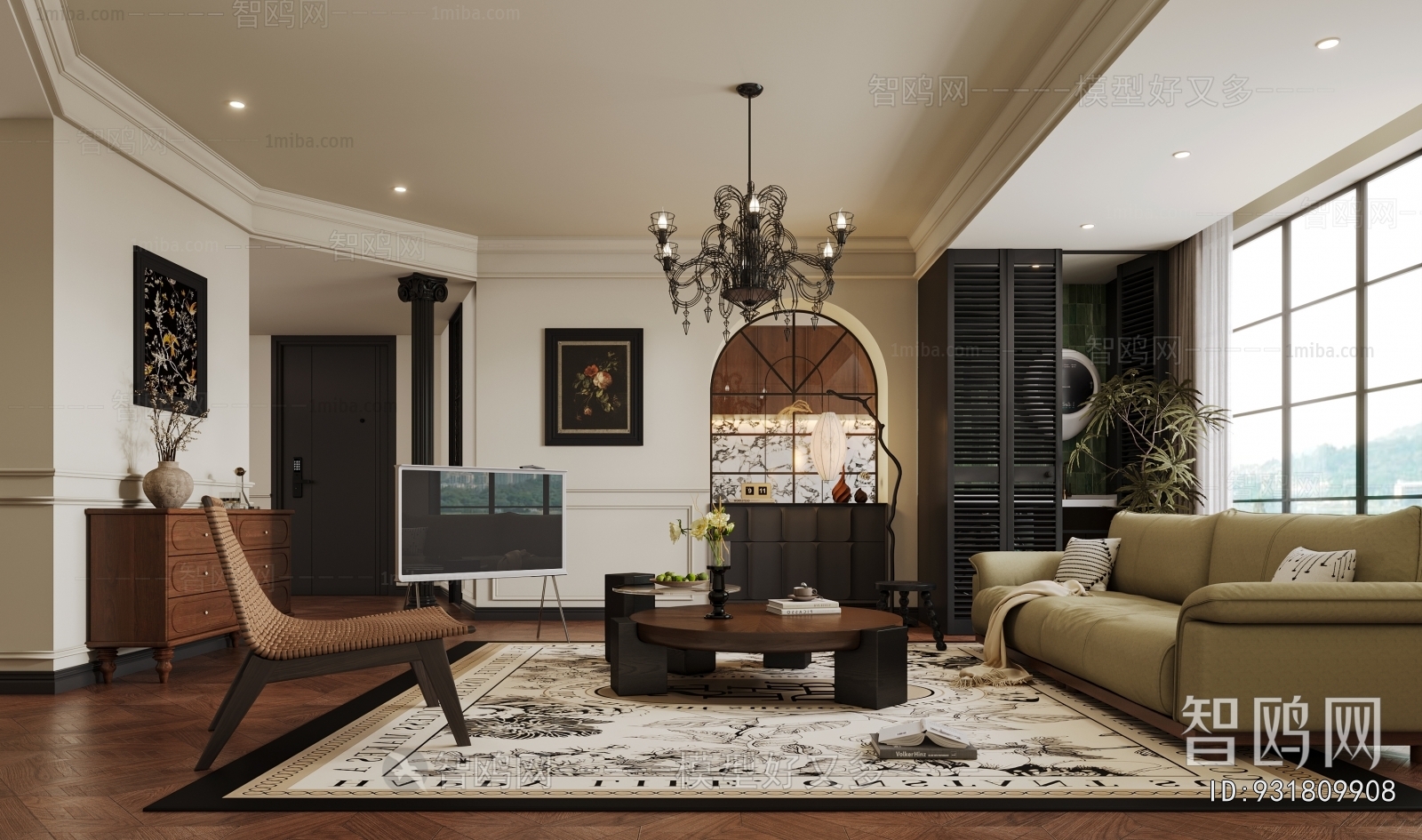 French Style A Living Room