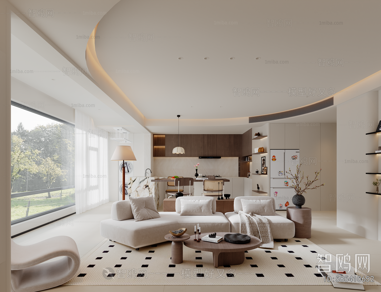 New Chinese Style Dining Room