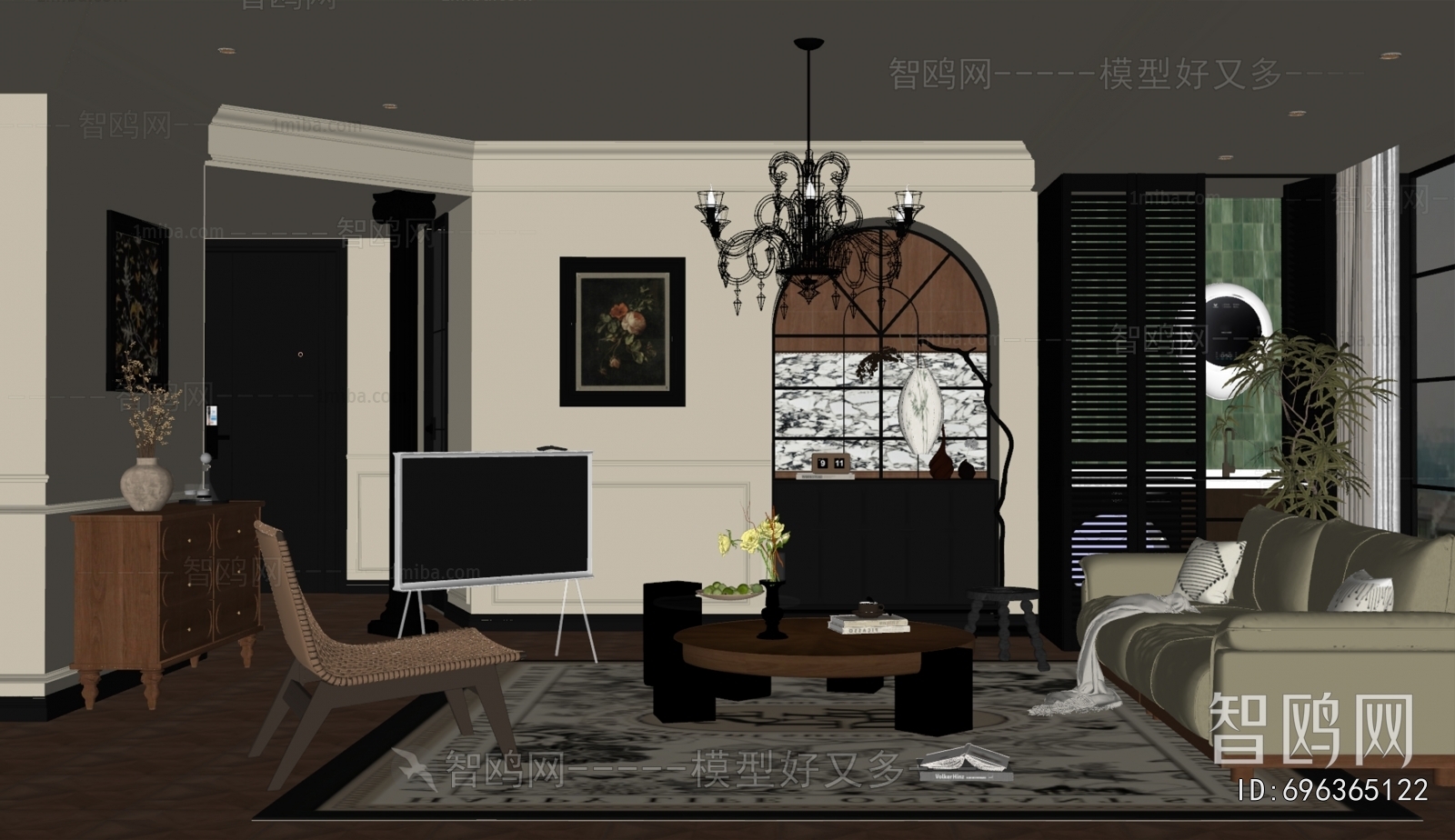 French Style A Living Room