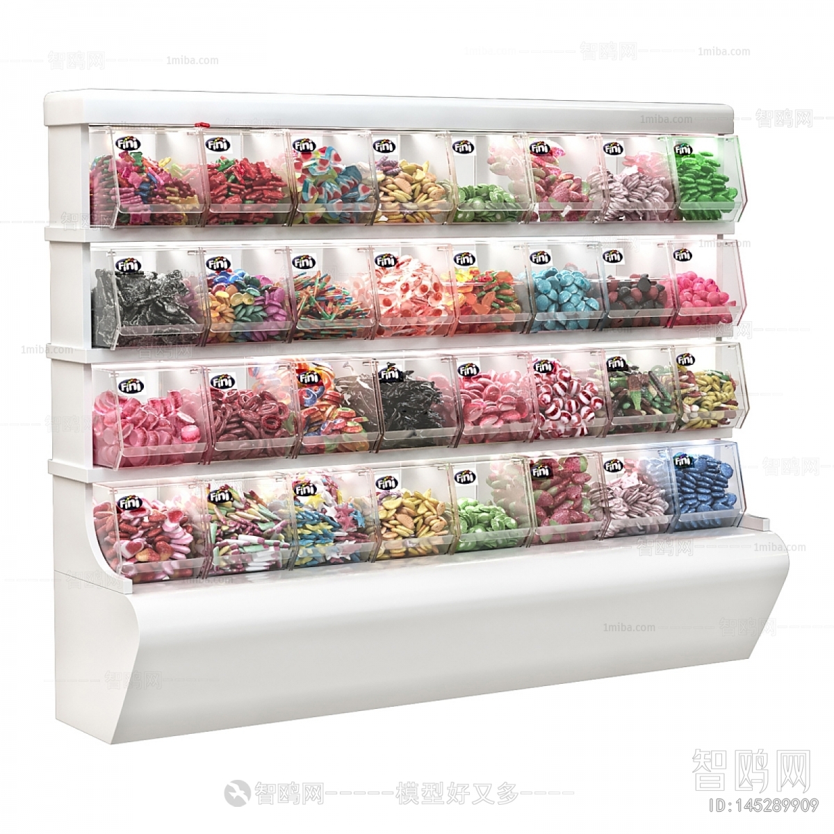 Modern Supermarket Shelf