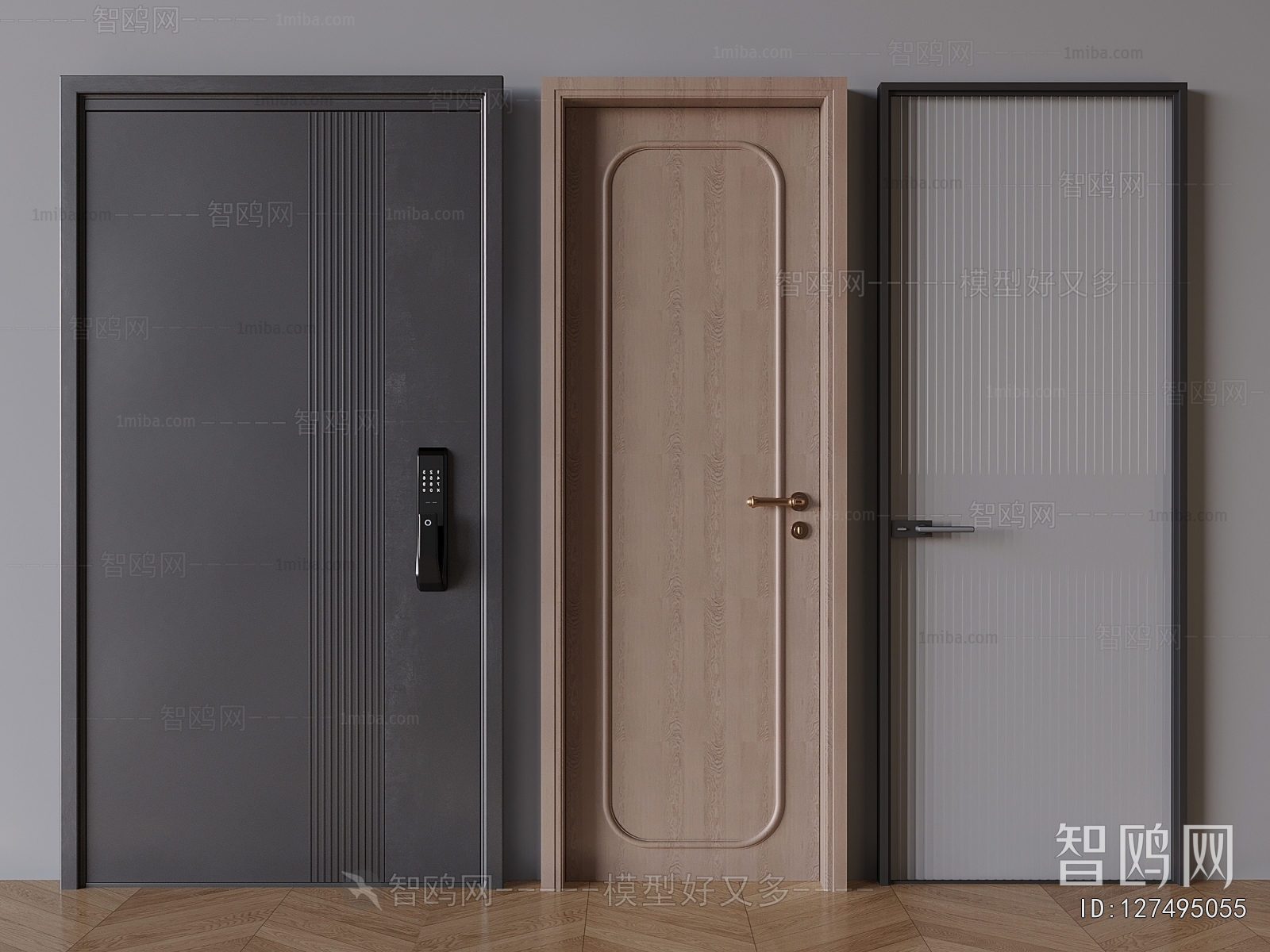 Modern Single Door