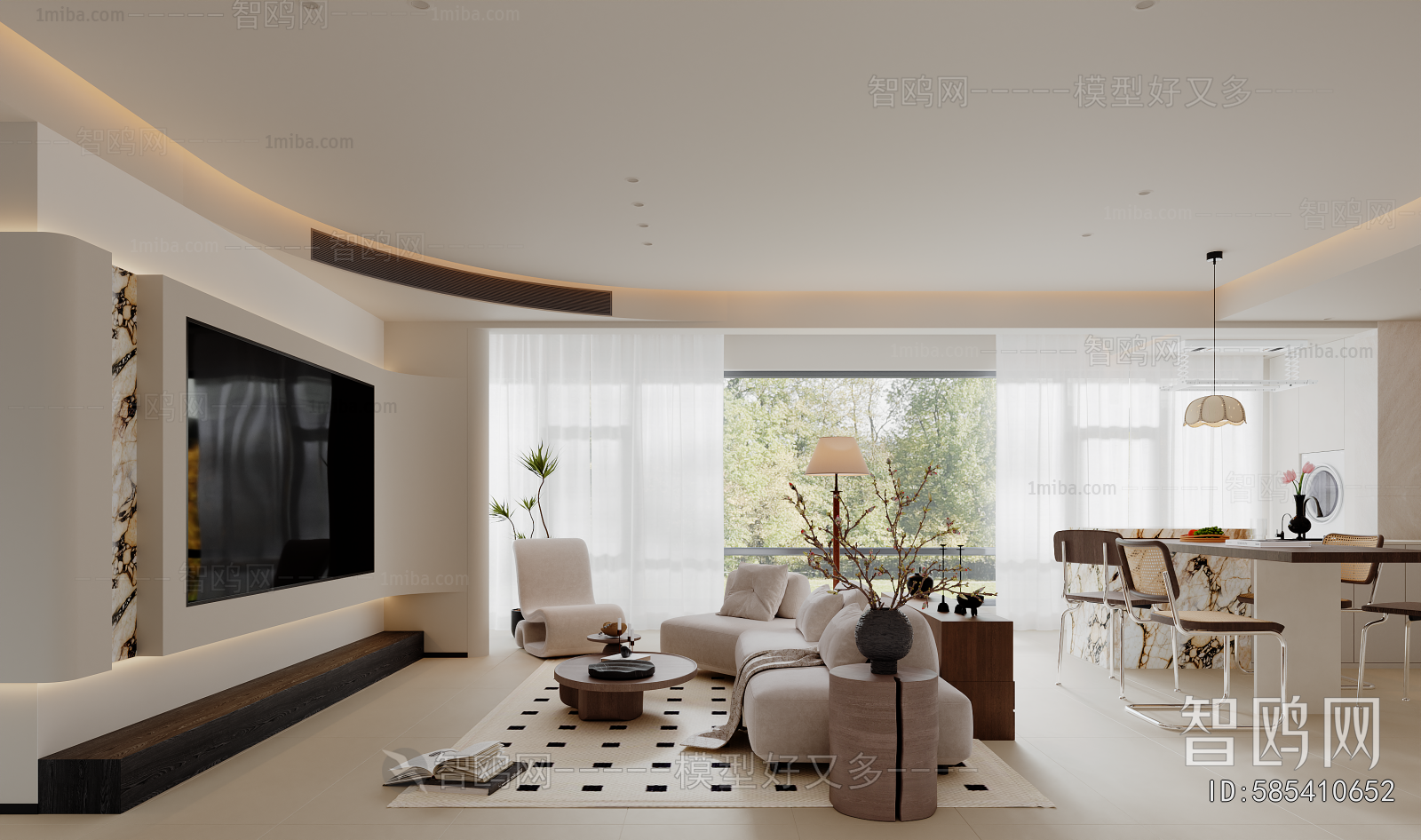 New Chinese Style Dining Room