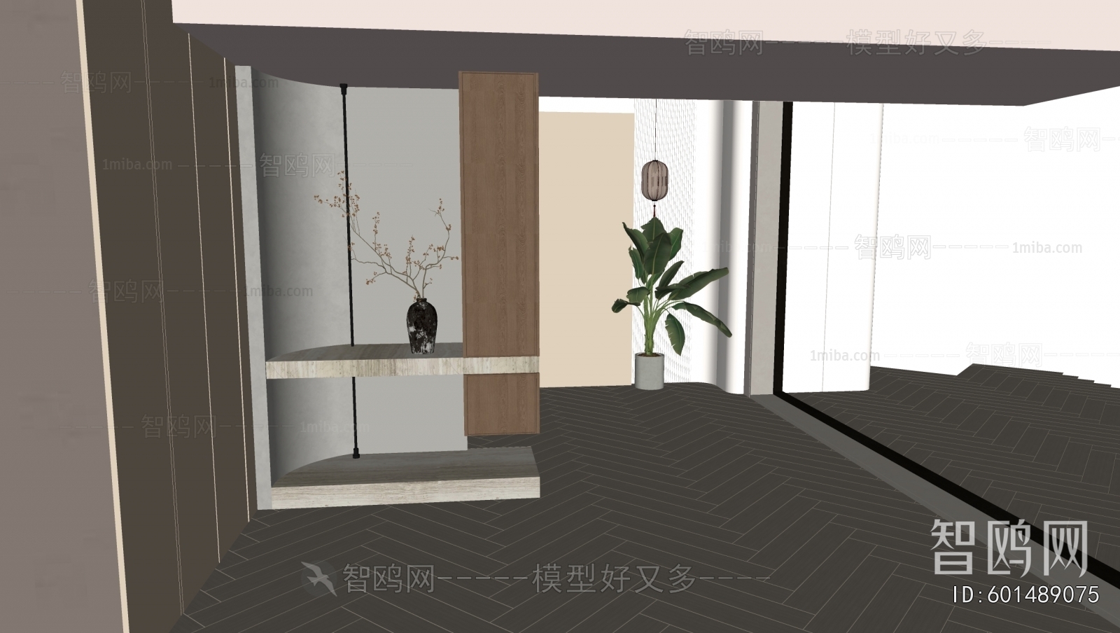 New Chinese Style Hallway