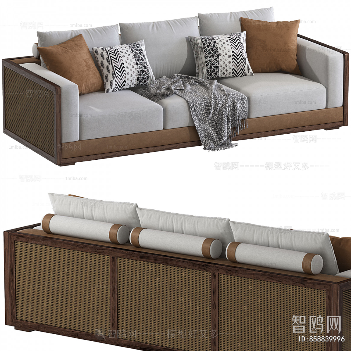 Modern Three-seat Sofa