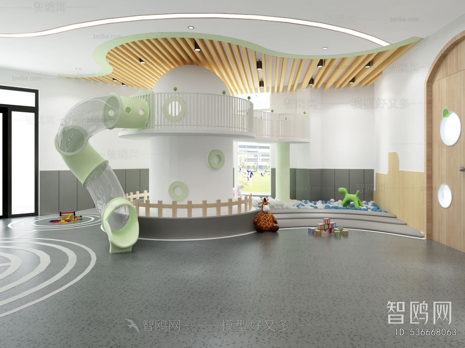 Modern Kindergarten Hall